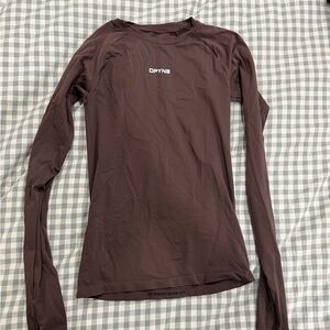 Defy Long Sleeve Top in Umber